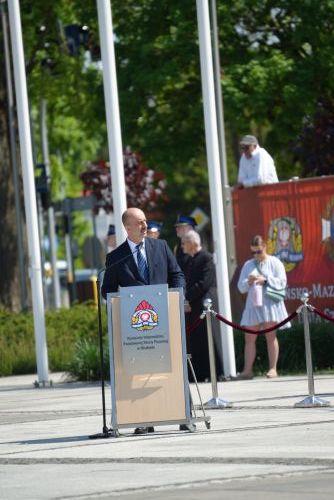 Wojewódzkie Obchody Dnia Strażaka w Giżycku_20 maja 2026_uroczystości oficjalne