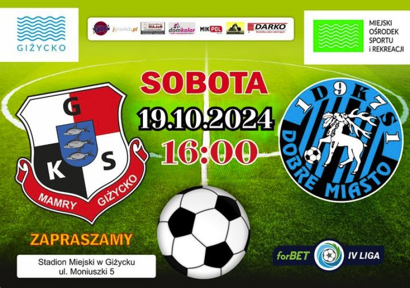 GKS Mamry Giżycko vs DKS Dobre Miasto