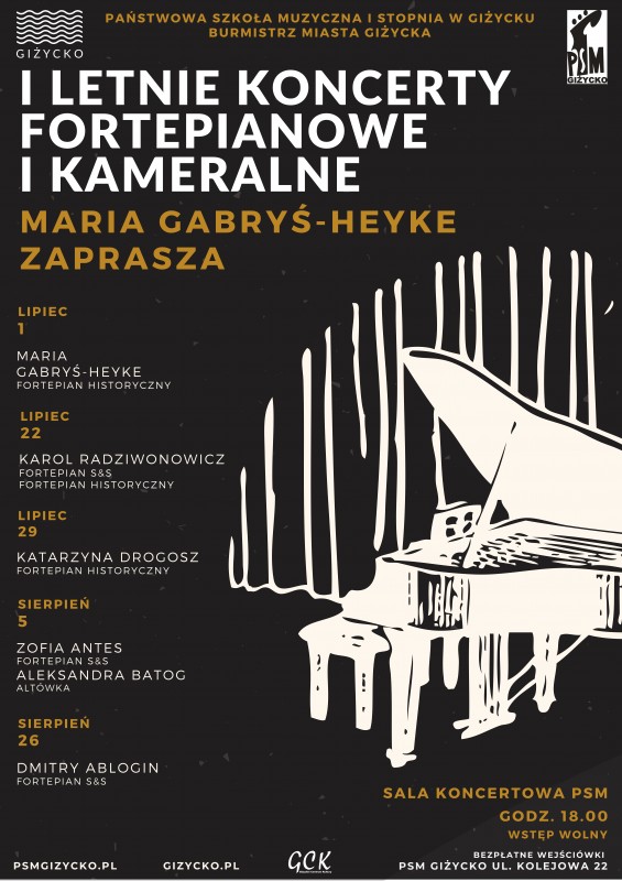 I Letnie Koncerty Fortepianowe i Kameralne